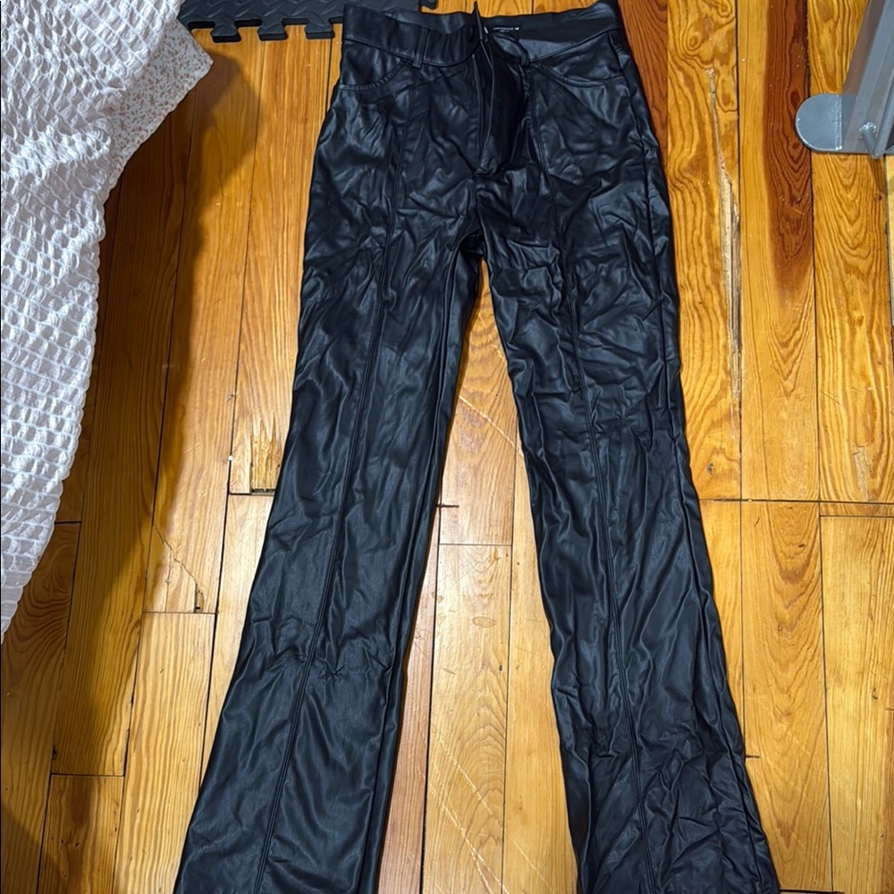 Zara Black Boot Cut Flare Pants